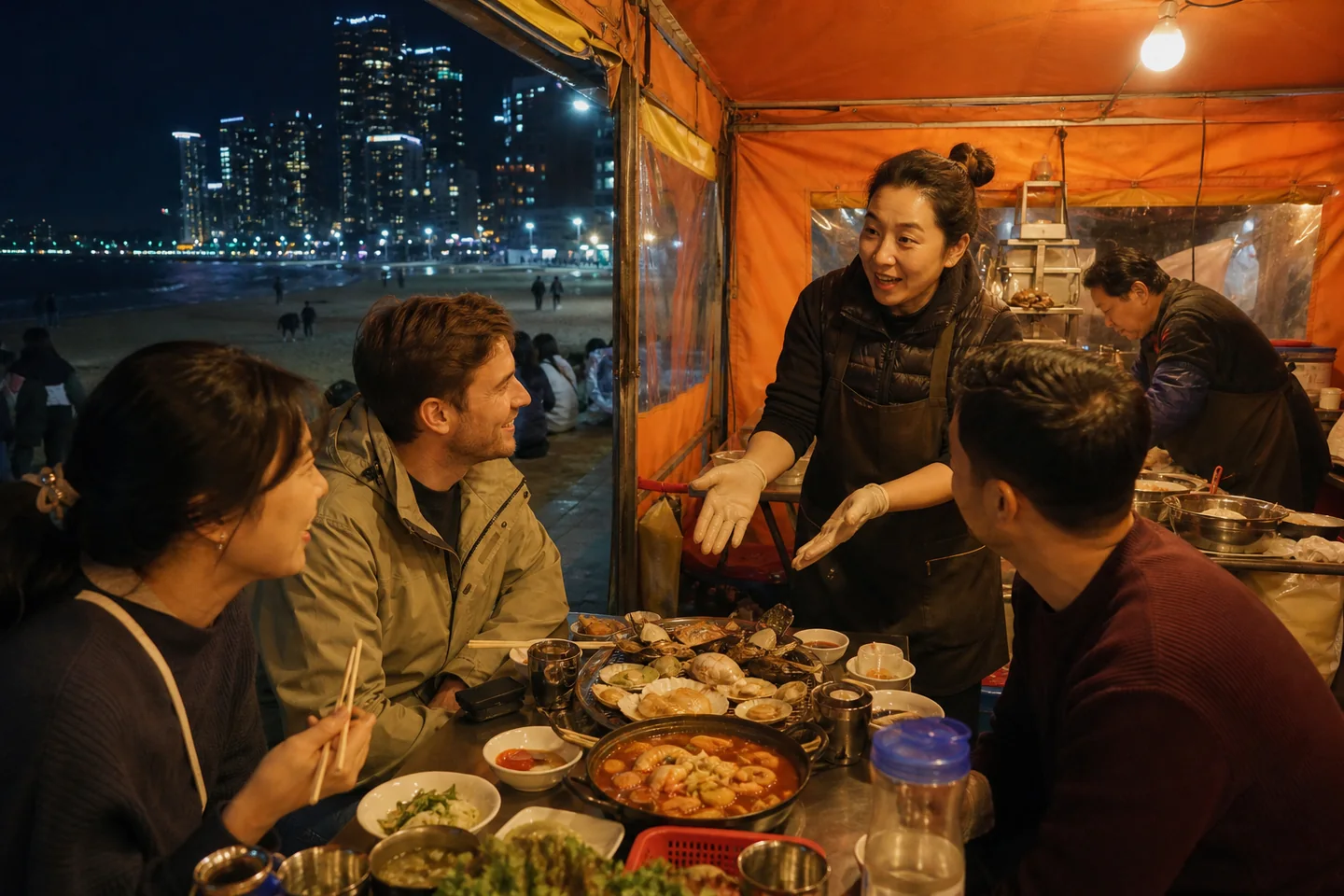 해운대 야경 & 포장마차 투어